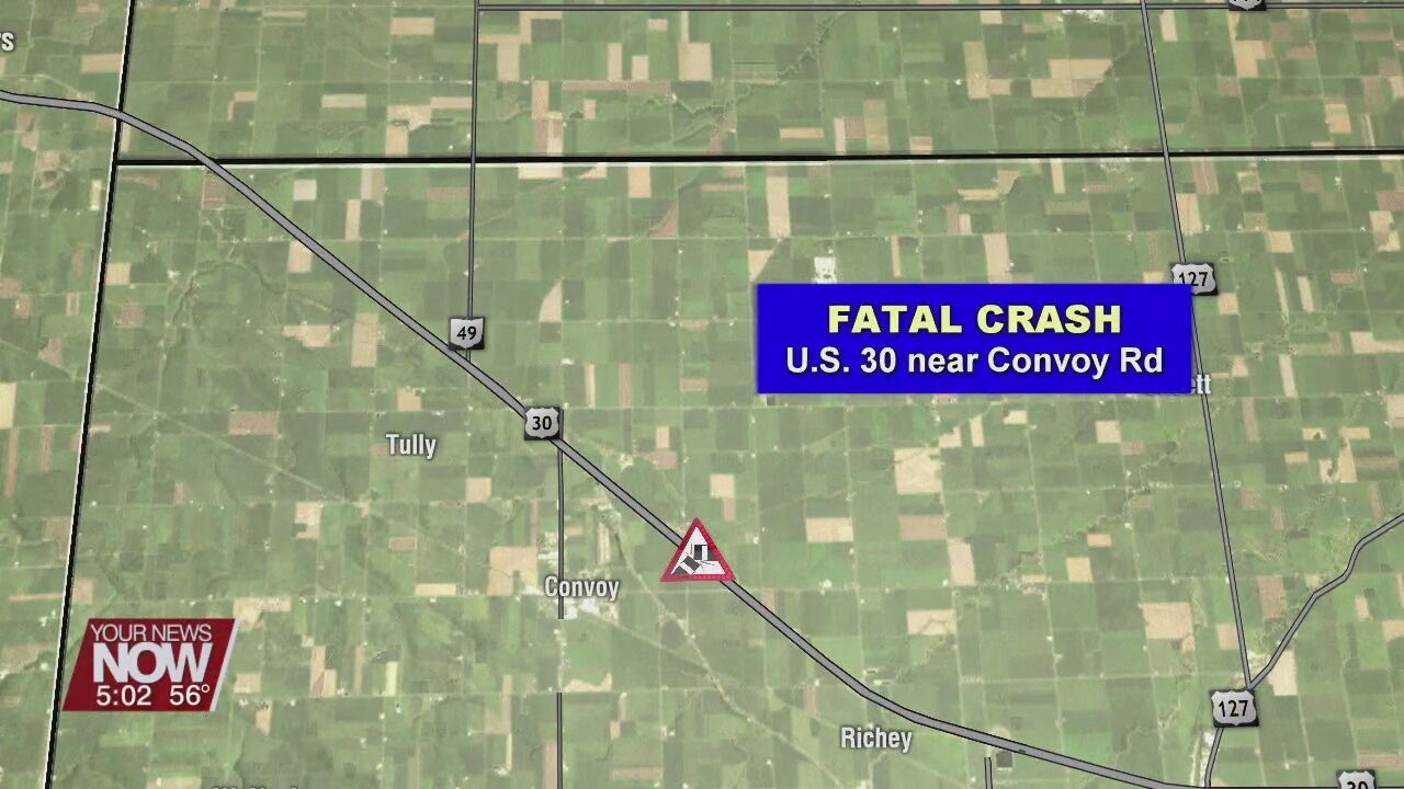A Convoy man killed after driving wrong way on U.S. 30 and hitting another car